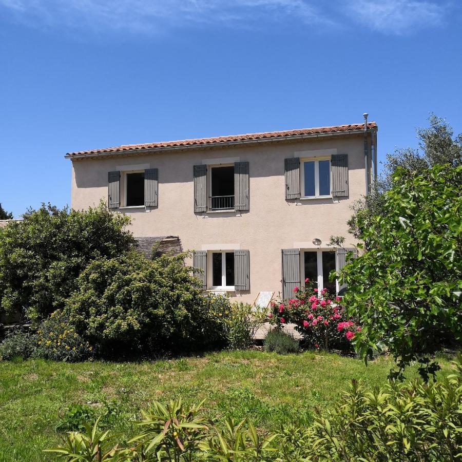 Villa Spacieuse Avec Terrasse Et Vue Mont Ventoux Entrechaux Bagian luar foto
