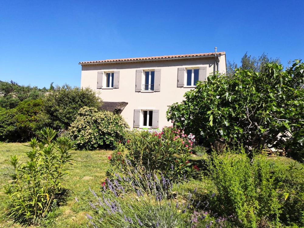 Villa Spacieuse Avec Terrasse Et Vue Mont Ventoux Entrechaux Bagian luar foto